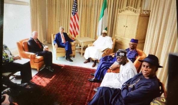 BUHARI TO KERRY...JONATHAN CANNOT OVERCOME BOKO HARAM BECAUSE OF CORRUPTION AND HIS UNWILLINGNESS TO  DO WHAT IS RIGHT