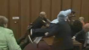 FATHER ATTACKS HIS DAUGHTER'S KILLER IN COURT!